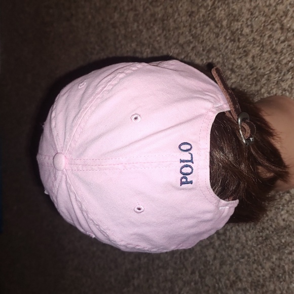 Polo Ralph Lauren Baseball Cap Pink Embroidered Logo - Picture 5 of 11
